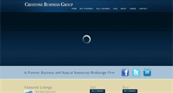 Desktop Screenshot of crestonebusinessgroup.com
